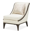 Michael Amini Paris Chic Accent Chair - Cremini/Espresso