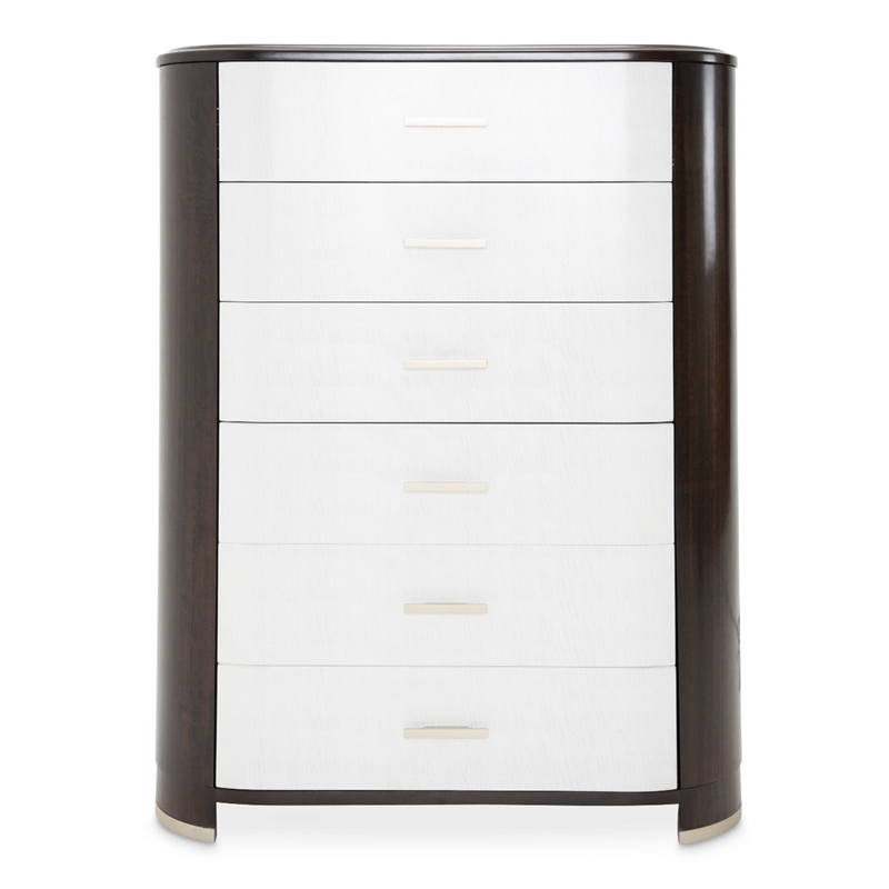 Michael Amini Paris Chic 6-Drawer Wood Chest - Espresso