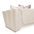 La Terrazza Chenille Sofa - Cappuccino/Light Champagne