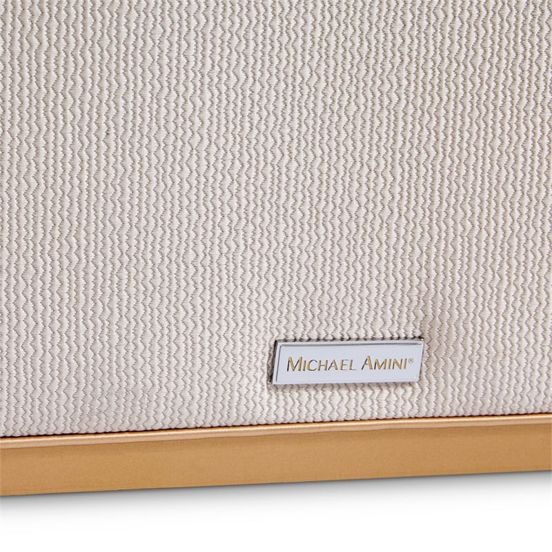 La Terrazza Chenille Sofa - Cappuccino/Light Champagne