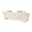 La Terrazza Chenille Sofa - Cappuccino/Light Champagne