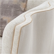 La Terrazza Matching Chenille Chair - Cappuccino/Light Champagne