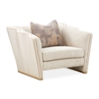 La Terrazza Matching Chenille Chair - Cappuccino/Light Champagne