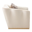 La Terrazza Matching Chenille Chair - Cappuccino/Light Champagne