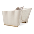 La Terrazza Matching Chenille Chair - Cappuccino/Light Champagne