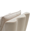 La Terrazza Chenille Chaise - Cappuccino/Light Champagne