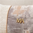 La Terrazza Chenille Chaise - Cappuccino/Light Champagne