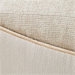 La Terrazza Chenille Chaise - Cappuccino/Light Champagne