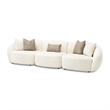 Le Montreaux 5-Piece Modular Chenille Sectional - Gardenia