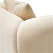 Michael Amini Sassani Chenille Accent Chair - Crepe/Gold