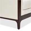 Belmont Place Sofa - Cream/Espresso