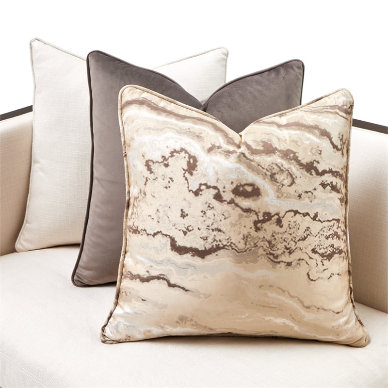 Belmont Place Sofa - Cream/Espresso