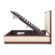 Mason Park King Lift Up Storage Bed - Beige/Umber