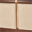 Mason Park King Lift Up Storage Bed - Beige/Umber