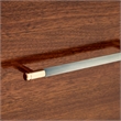Mason Park Offset Chest with Storage Mirror - Umber Brown