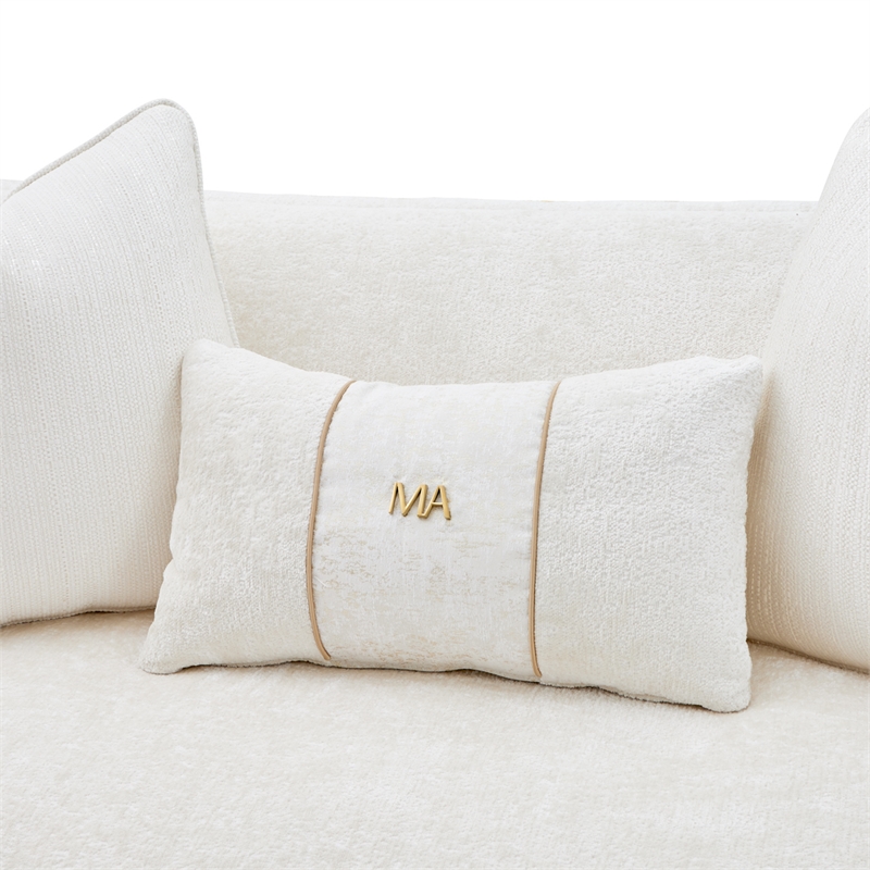 La Terrazza Chenille Sofa - Starlight/Light Champagne