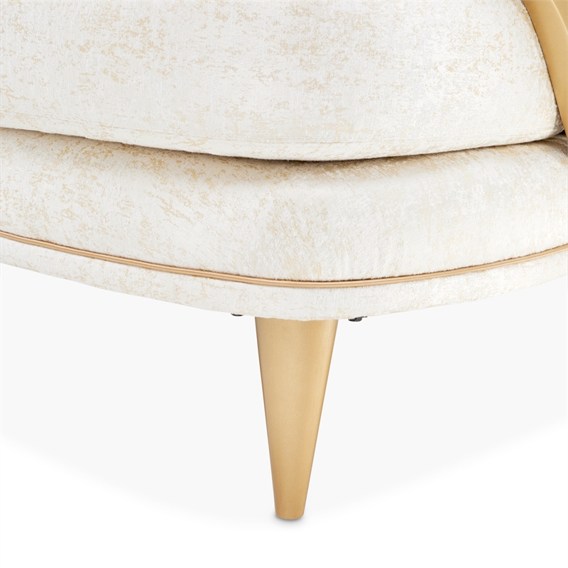 La Terrazza Chenille Accent Chair - Starlight/Light Champagne