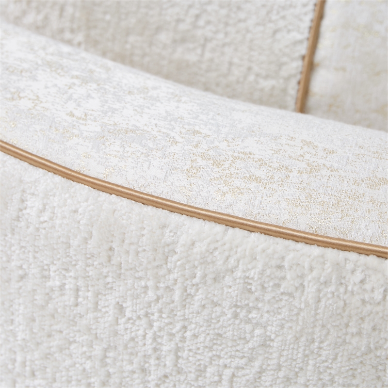 La Terrazza Chenille Accent Chair - Starlight/Light Champagne