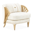 La Terrazza Chenille Accent Chair - Starlight/Light Champagne