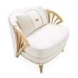La Terrazza Chenille Accent Chair - Starlight/Light Champagne