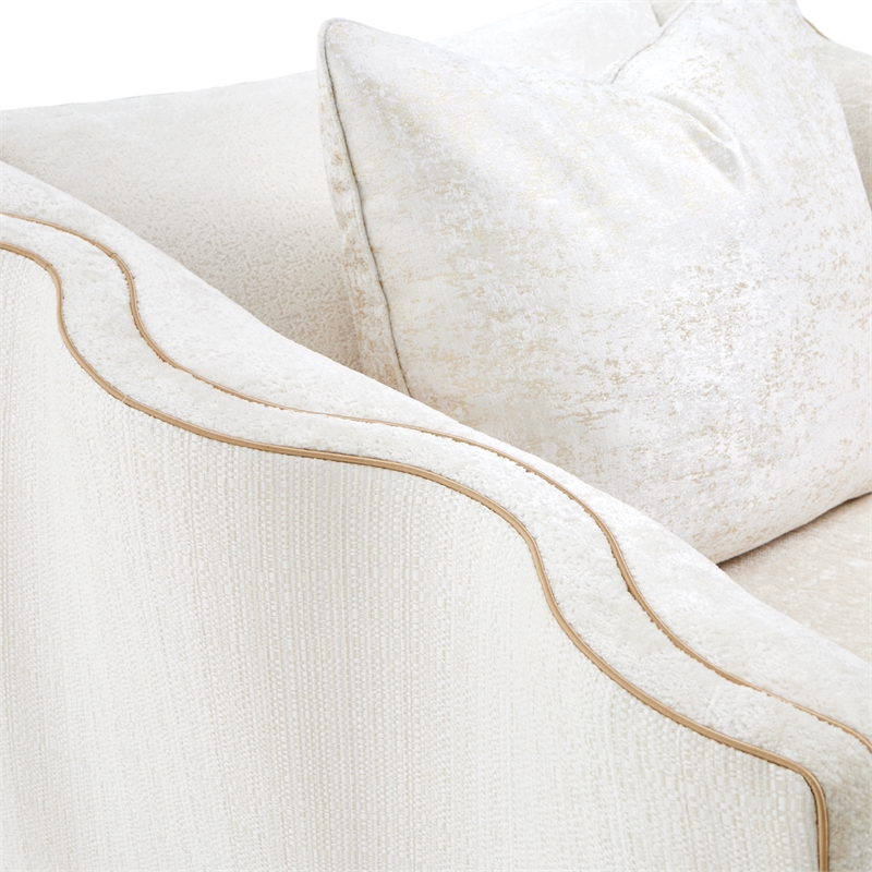 La Terrazza Chenille Matching Chair - Starlight/Light Champagne