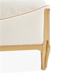 La Terrazza Chenille Chaise - Starlight/Light Champagne