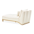 La Terrazza Chenille Chaise - Starlight/Light Champagne