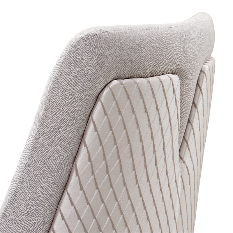 Carmela Set of 2 Dining Arm Chairs - Zinc Gray/Glossy Charcoal