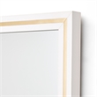 Palm Gate Sideboard with Mirror - Cloud White