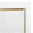 Palm Gate Nightstand - Cloud White