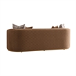 Ariana Velvet Sofa - Caramel/Gold