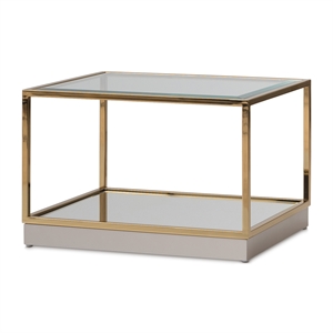 Savannah Breeze Tall Cocktail Table Set of 2 - Bright Gold