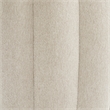 Michael Amini Camellia Field Round Chenille Accent Bench in Linen/Warm Pecan