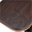 Michael Amini Camellia Field Console Table in Warm Pecan
