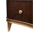 Michael Amini Camellia Field 6-Drawers 2-Shelves Dresser in Warm Pecan