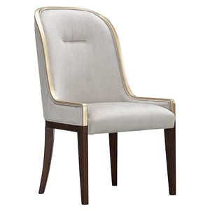Houston Dining Side Chair - Set of 2 - Porcini/Walnut