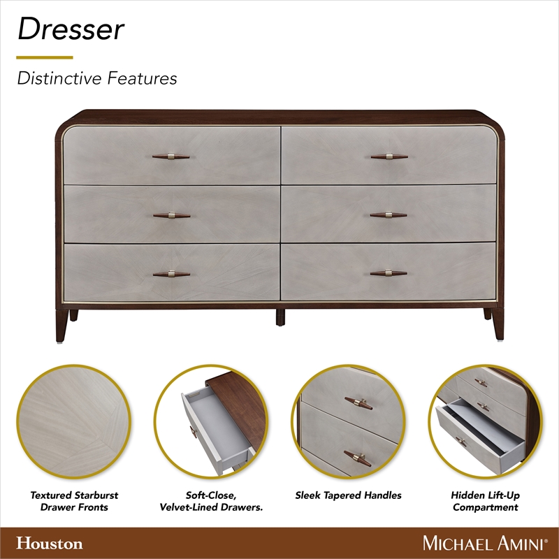 Houston Dresser - Walnut