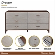Houston Dresser - Walnut