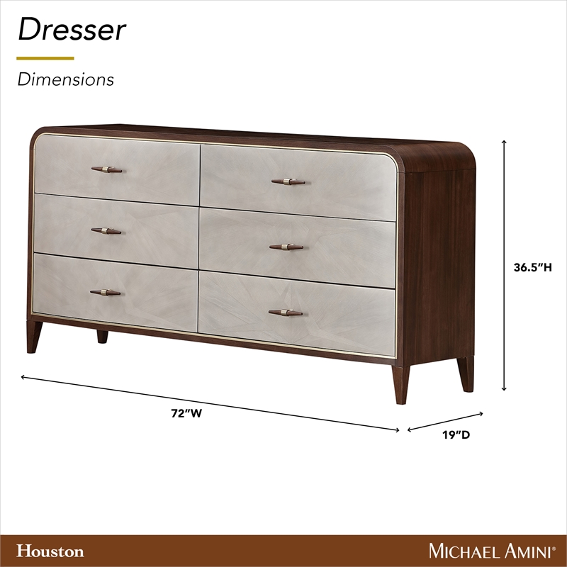 Houston Dresser - Walnut