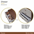 Houston Dresser - Walnut