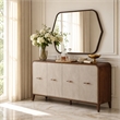 Houston Sideboard with Mirror - Walnut