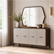 Houston Sideboard with Mirror - Walnut
