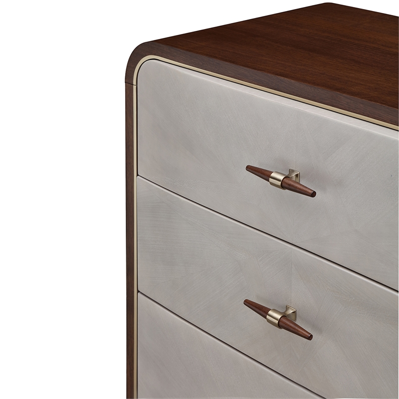 Houston Dresser with Mirror - Walnut
