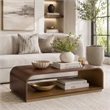 Houston Modern Wood Cocktail Table - Walnut