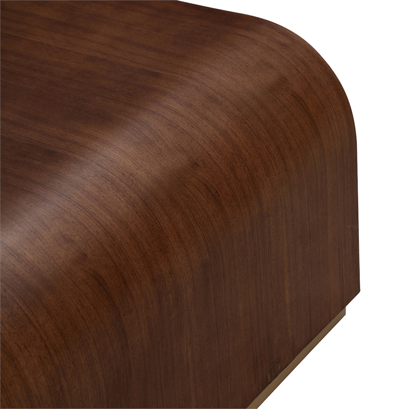 Houston Modern Wood Cocktail Table - Walnut