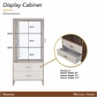 Houston Display Cabinet - Walnut