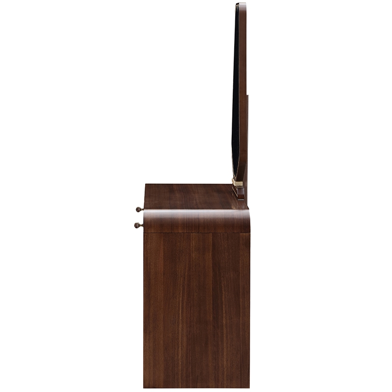 Houston Vanity with Mirror - Walnut