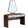 Houston Vanity with Mirror & Chair - Walnut