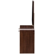 Houston Vanity with Mirror & Chair - Walnut