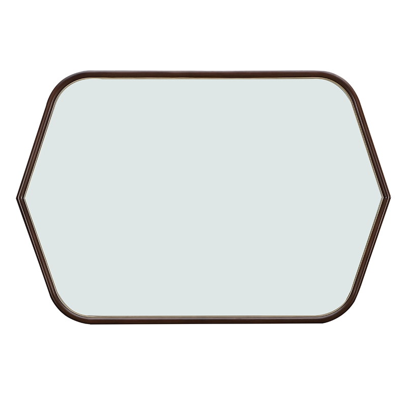 Houston Wall Mirror - Walnut
